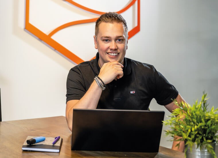 Jordy van Bart Team Lead webdesigner Sommet Media 4