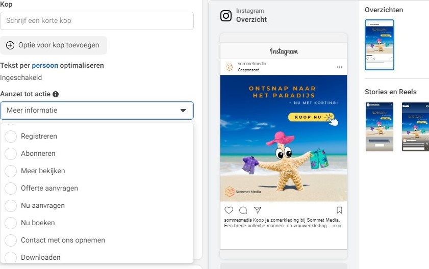 instagram-advertentie-cta-button