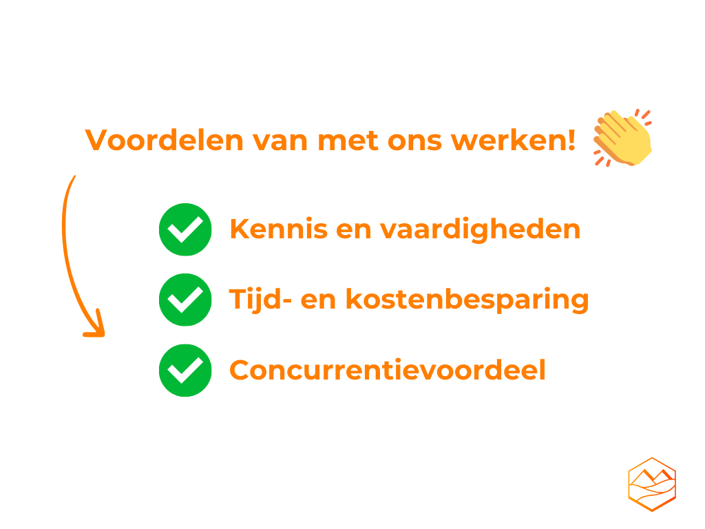 Visuele weergave van de voordelen van een (Pinterest) agency