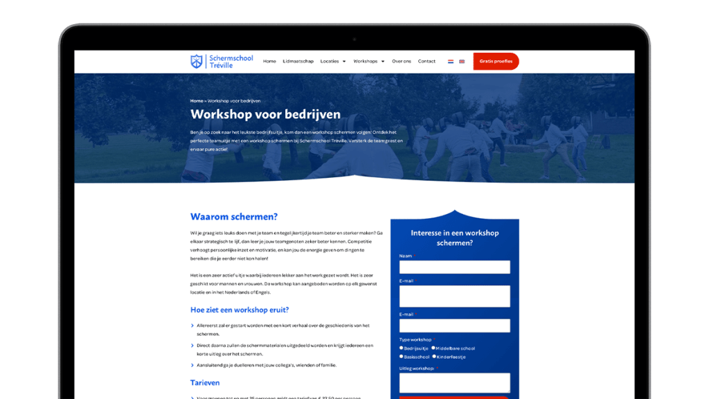 Workshops-Schermschool_Treville-Website-screens
